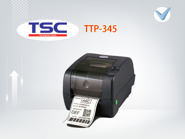 TSC 熱感與熱轉條碼機TTP-345-印時鐘巡邏鐘-東星GSTAR